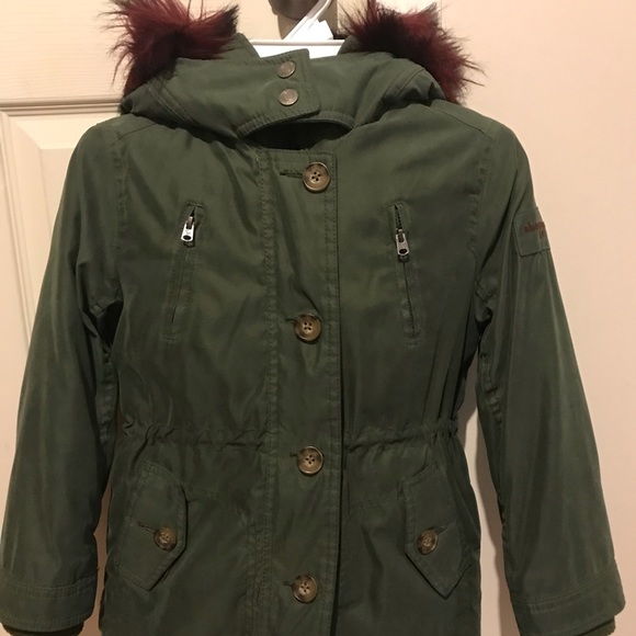 Girl's Abercrombie Parka - Picture 2 of 5